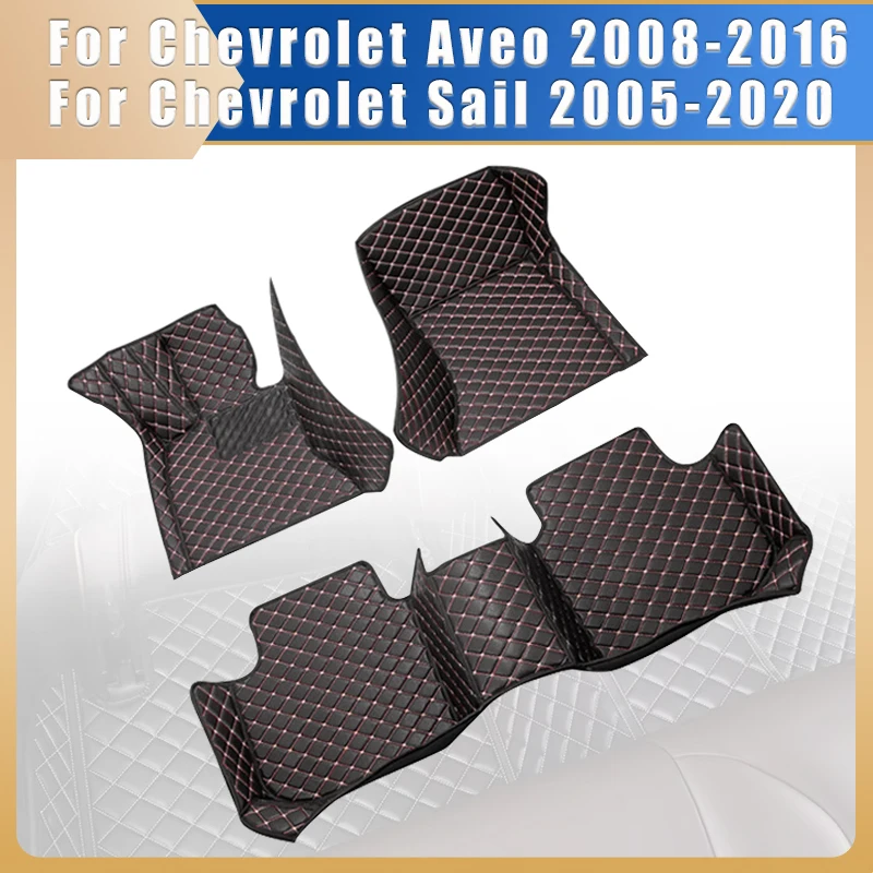 

Car Floor Mats For Chevrolet Sail 2020 2019 2018 2017 2016 2015 2014 2013 To 2005 For Aveo 2008-2016 Auto Interior Accessories