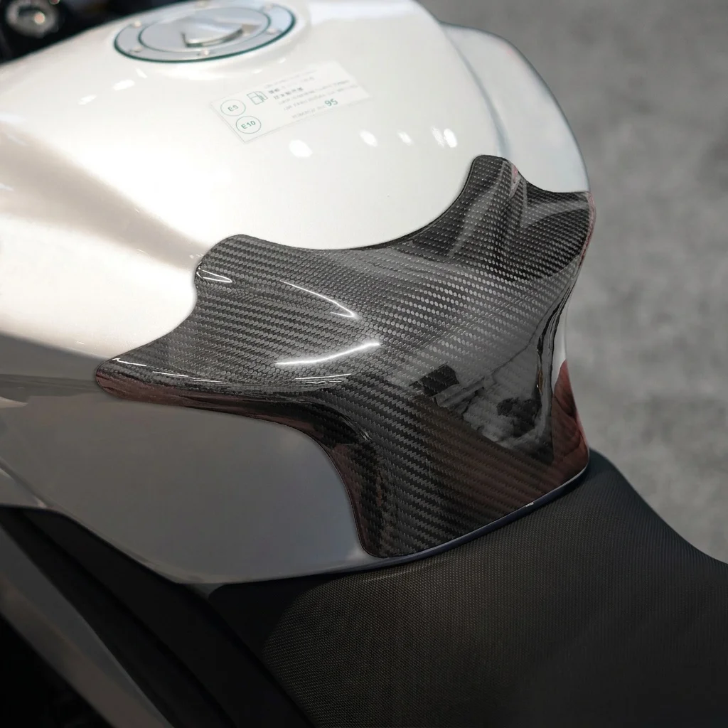 forRS660 rs660 2020-2025 Motorcycle Fuel Tank Carbon Fiber Shell Cover Decorative Cover