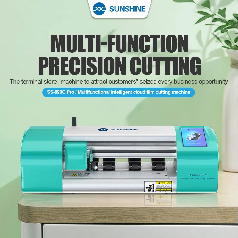 

SUNSHINE SS-890C Pro Multifunctional film cutting machine Suitable for mobile phones/ watches/ AirPods/ cameras/ iPads etc