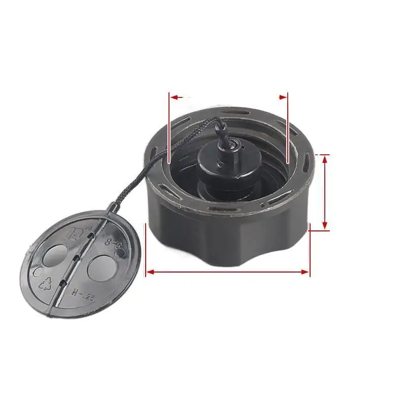 для газонокосилки, триммера для живой изгороди и дрели заземления, двухтактная TU26 [грубая резьба] - аксессуары для крышки масляного бака с 3-кольцевой резьбой