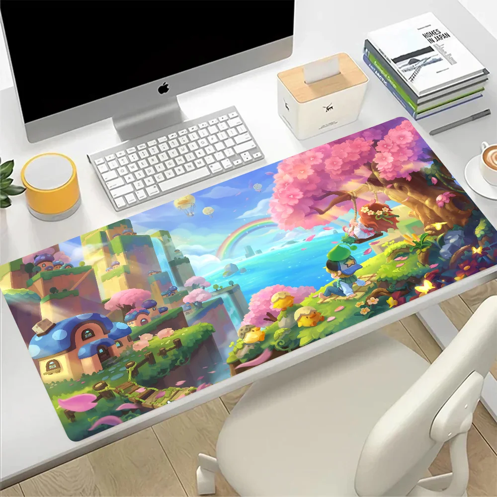 Mapletory Large Mouse Pad Gaming Mousepad PC Gamer Computer Office Mouse Mat XXL Silicone Keyboard Mat Desk Pad Laptop Mausepad