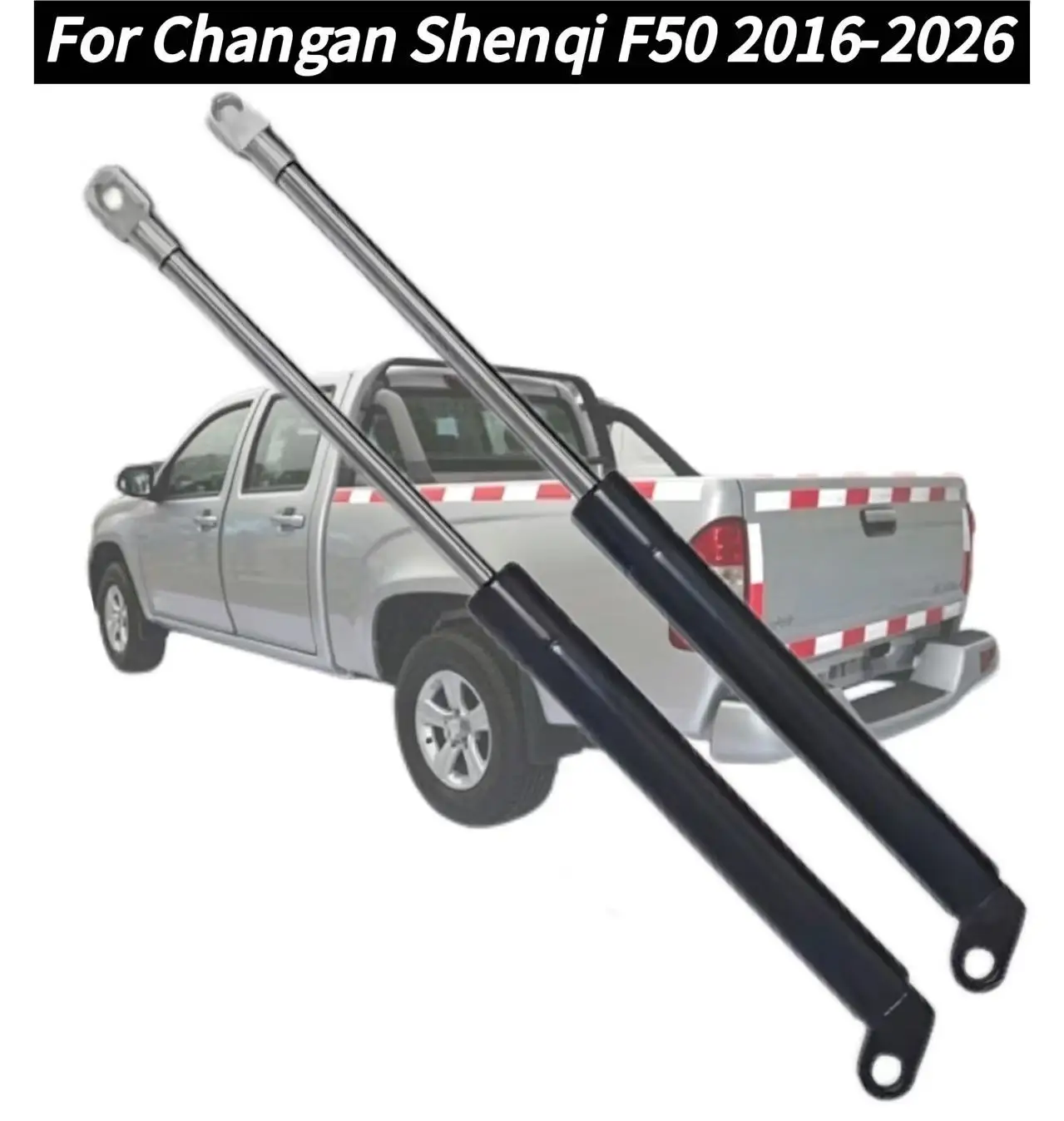 

Pickup Tailgate Slow Down Assist Shocks For Changan Shenqi F50 2016-2026 Rear Gas Struts Lift Support Damper