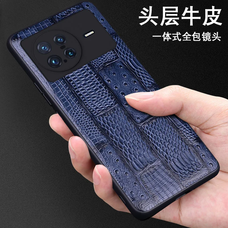 Hot Sales Luxury Genuine Leather Phone Case For Vivo X Note Shockproof Back Cover Fundas For X Note Cases