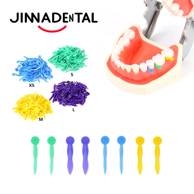 

200Pcs/Box Dental Wedges Tooth Gap Wedge 4 Sizes Disposable Dentistry Materials Tooth Gap Wedge With End Hole for Dentist Clinic