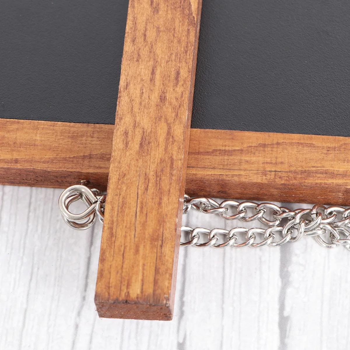 السبورات الصغيرة حامل سطح المكتب الخشبي علامات السبورة القابلة للمسح لطاولة عيد الميلاد للأطفال الحرف مكان بطاقات هدايا الحفلات #2