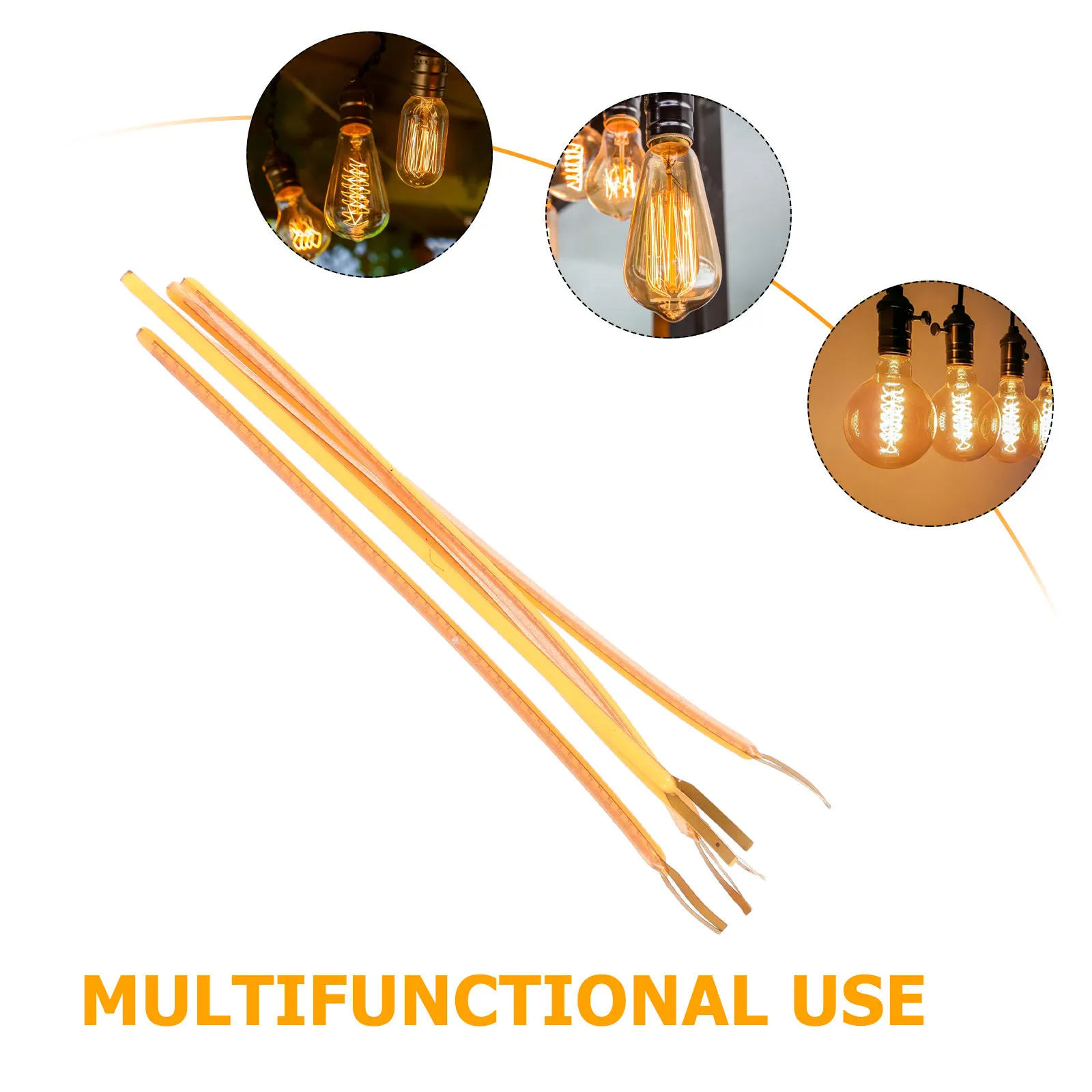 10Pcs Soft Filament LED Flexible Bulb Accessory 2700K Warm White 3V Low Voltage Bendable Filament for DIY Retro Lighting view 6