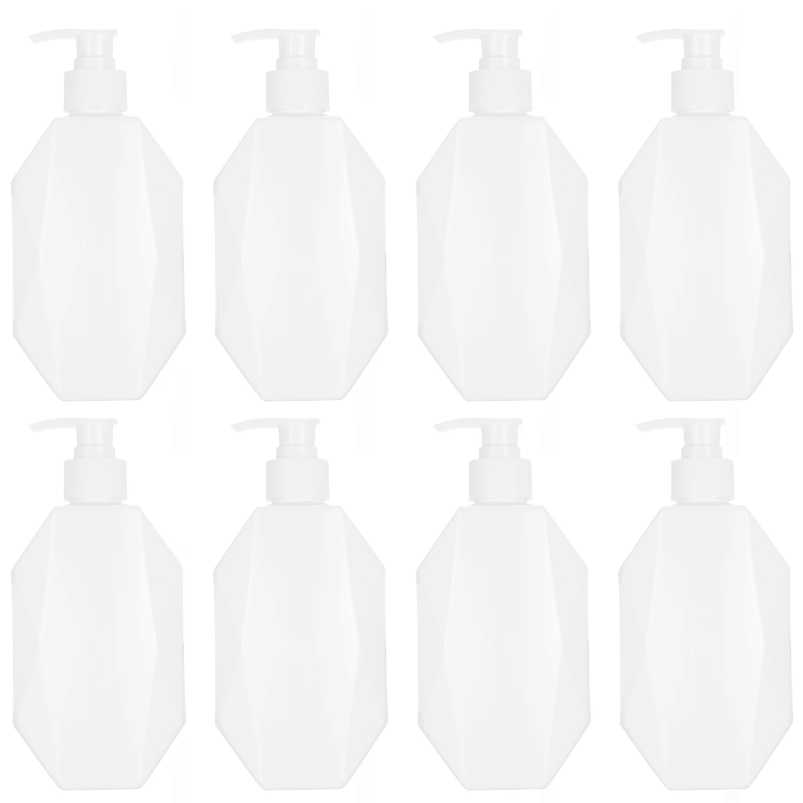 

8pcs 300ml Bottle Travel Bottle Lotion Dispenser Empty Pump Bottles Refillable Toiletries Container Portable Travel