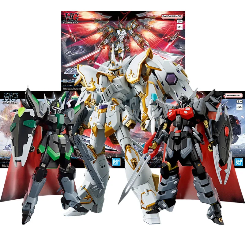 

Bandai Original Genuine Figure Gundam Model Kit HGCE 1/144 Black Knight Squad Ca-re.A Shi-ve.A Rud-ro.A Assemble toys