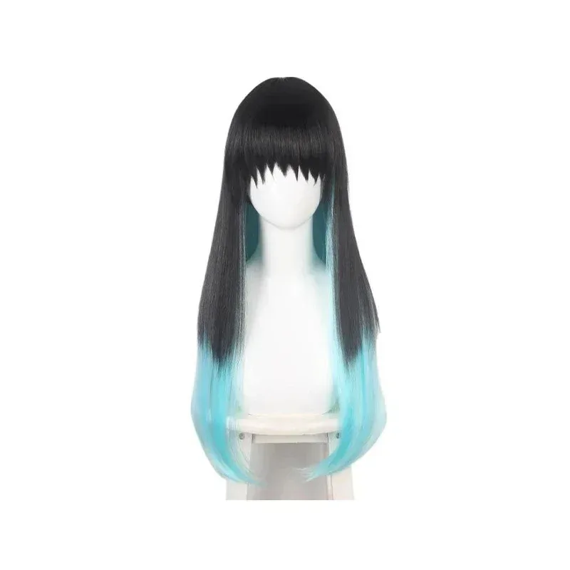 Anime Demon Slayer Cosplay Costume Tokitou Muichirou Cosplay Kimetsu No Yaiba Kisatsutai Uniform Wig Halloween Party Clothes