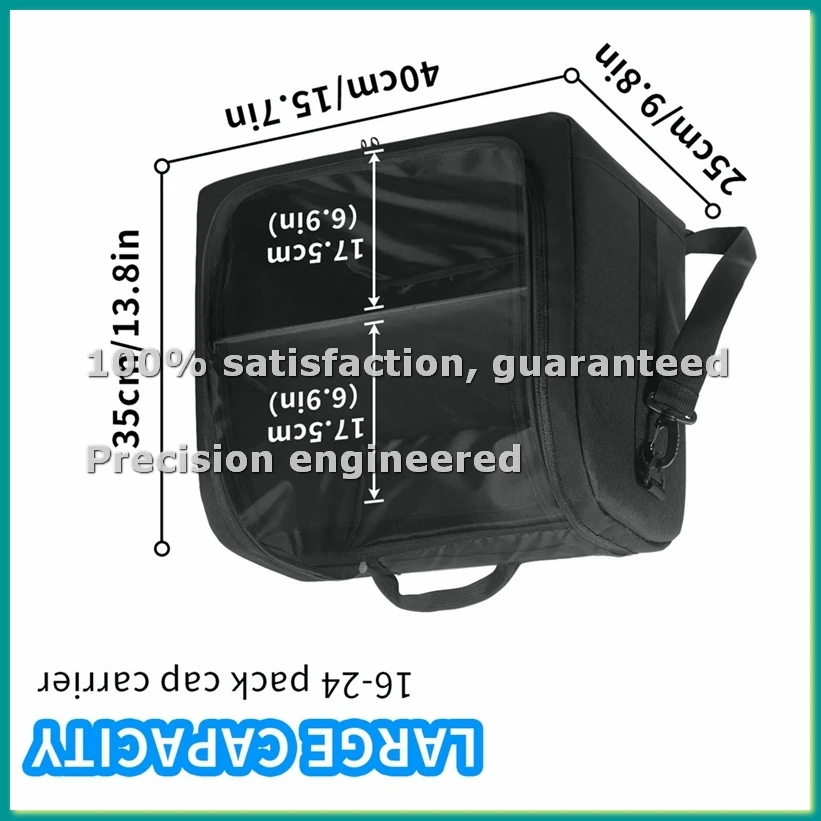 

Сумка-органайзер для бейсболок, дорожная сумка для хранения и транспортировки кепок, чехол для хранения снэпбэков - ANKL