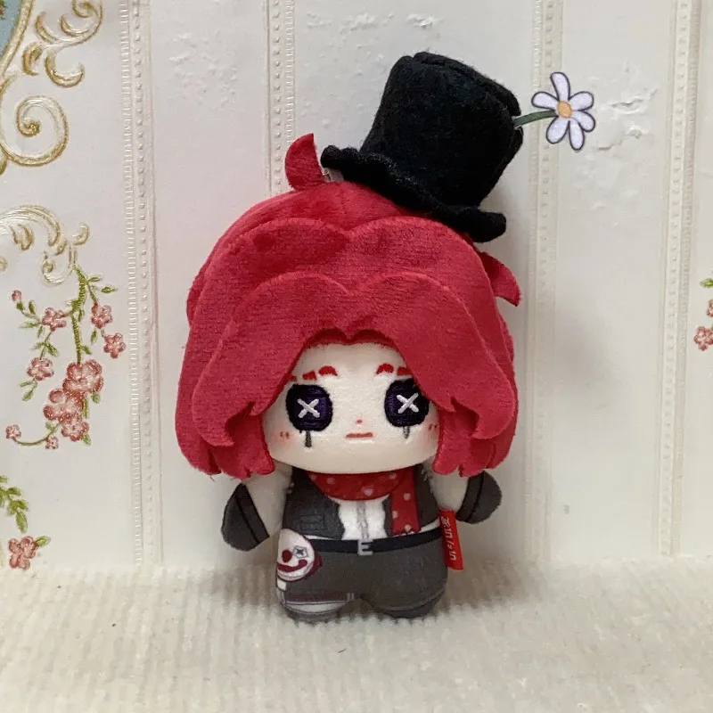 10cm Anime Game Identity V Weeping Clown Kawaii Cosplay Soft Cotton Doll NuNu Body Cartoon Mini Toy Figures Fans Collection Gift