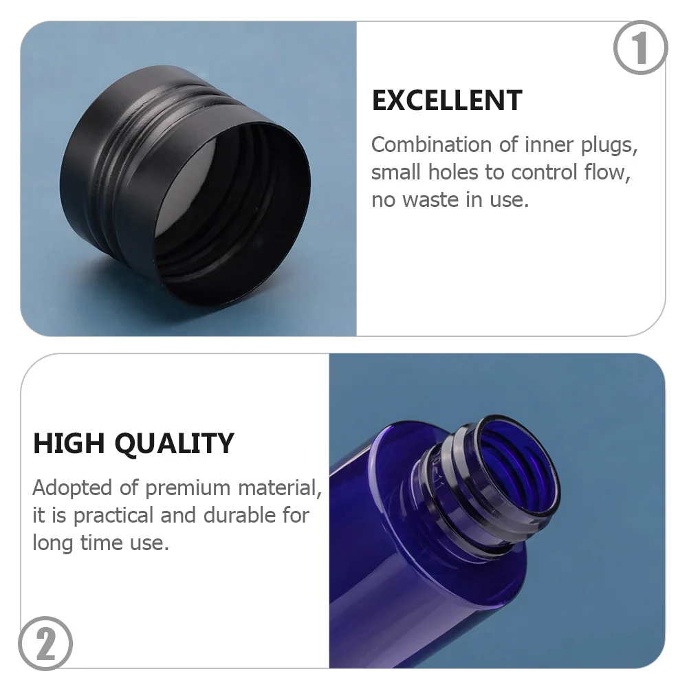 10 قطع من الزجاجات الفارغة خفيفة الوزن ومتينة وقابلة لإعادة الملء للسفر والعطلات والتخييم ورحلات العمل وزجاجة تخزين #6