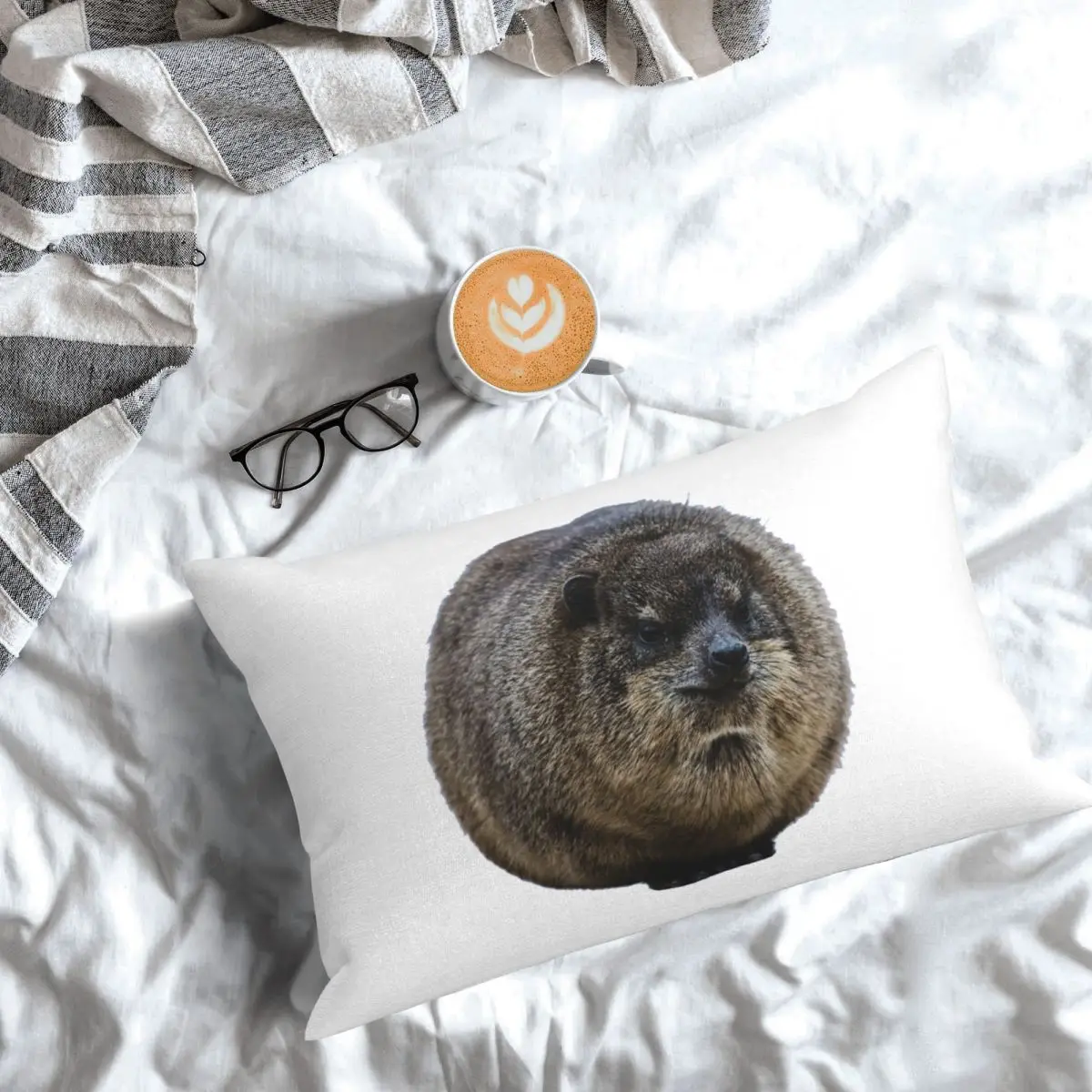Hyrax Coquette Or Croquette Rectangle Pillowcase Cushion Cover Decor Bedroom Bed Home Comfort Throw Pillow