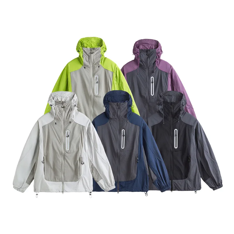 Vestes de randonnée pour hommes, coupe-vent Nomad virale, imperméable, respirante, surdimensionnée, pour Safari, Camping dans le désert, automne 2025