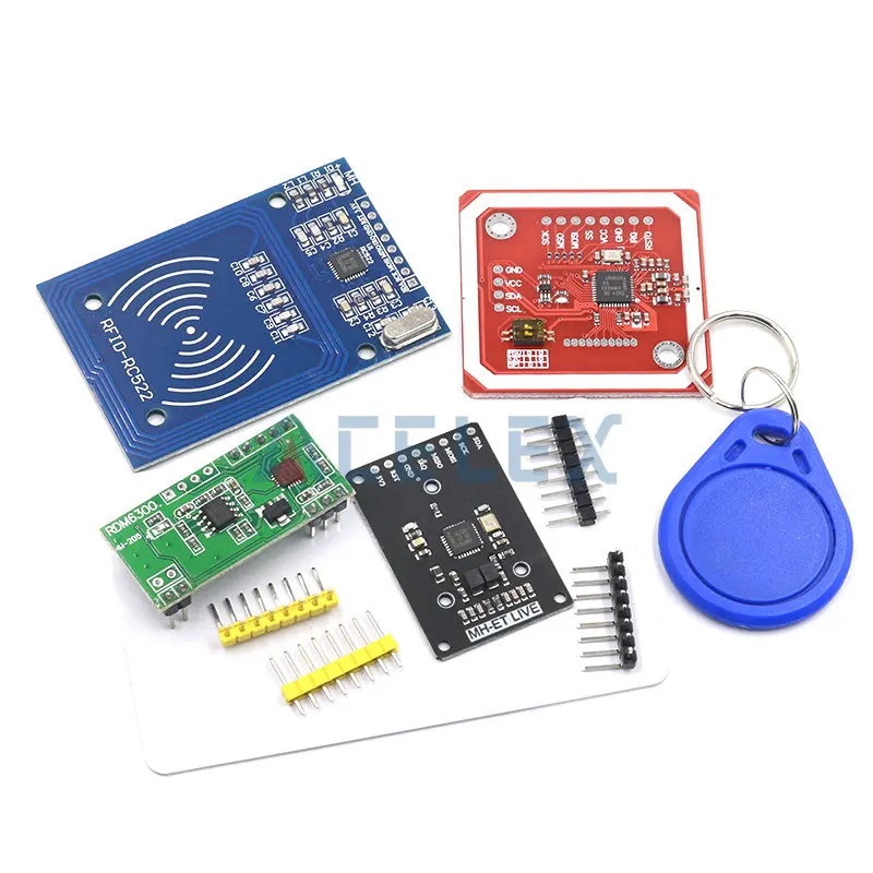 RFID module RC522 MFRC-522 RDM6300 Kits S50 13.56 Mhz 125Khz 6cm With Tags SPI Write & Read for arduino 2560
