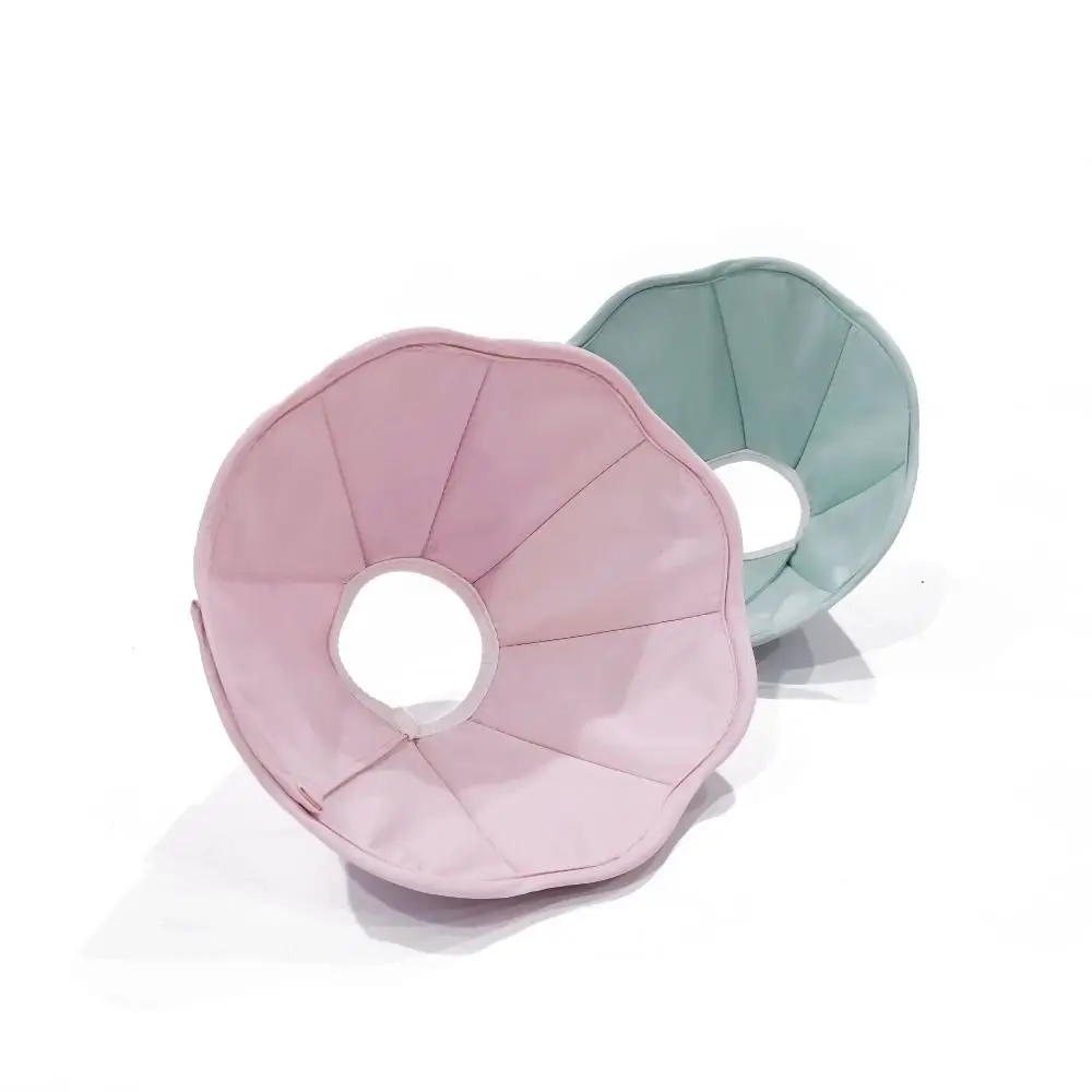 Gato ajustável anti-lamber círculo antiderrapante protetor gatinho pescoço cone confortável leve pet cone colar gato