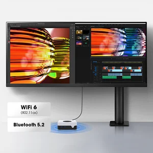 تشوي لارك بوكس اكس ميني بي 12 جيجابايت رام 512 جيجابايت اس اس دي انتل N100 كمبيوتر ألعاب UHD لمعالجات إنتل 12 جيل واي فاي 6 كمبيوتر مكتبي أفضل 12 جهاز كمبيوتر رخيص مبيعا في الصين - رقم 11