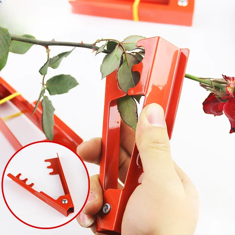 DIY Cut Tool Florist Metal Gardon Flower Rose Thorn Stem Leaf Stripper Rose Plier Removing Burrs Garden Tool