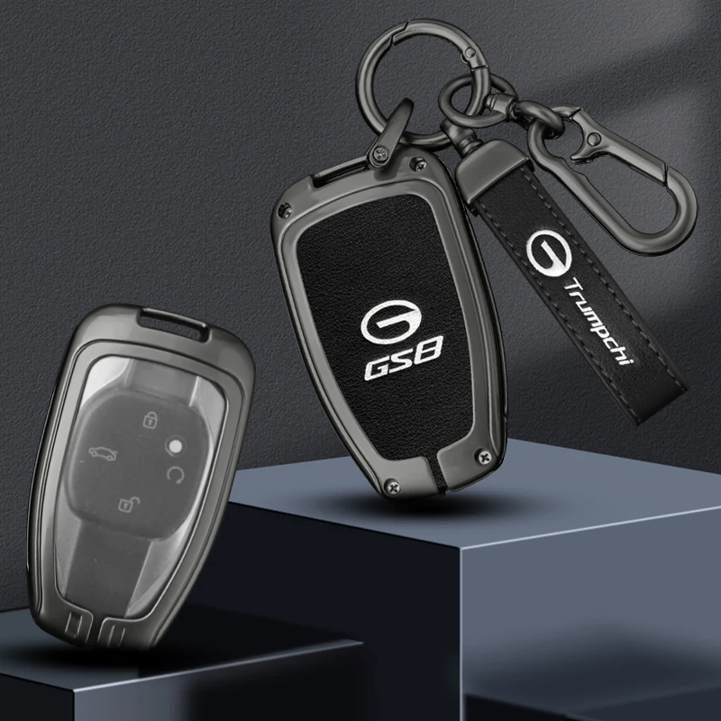 

Zinc Alloy Car Key Case Cover for GAC Trumpchi GS3 GS8 GS4 GS7 GM8 GS5 GA6 GM8 SGS7 2021 Empow J15 J16 Auto Accessories