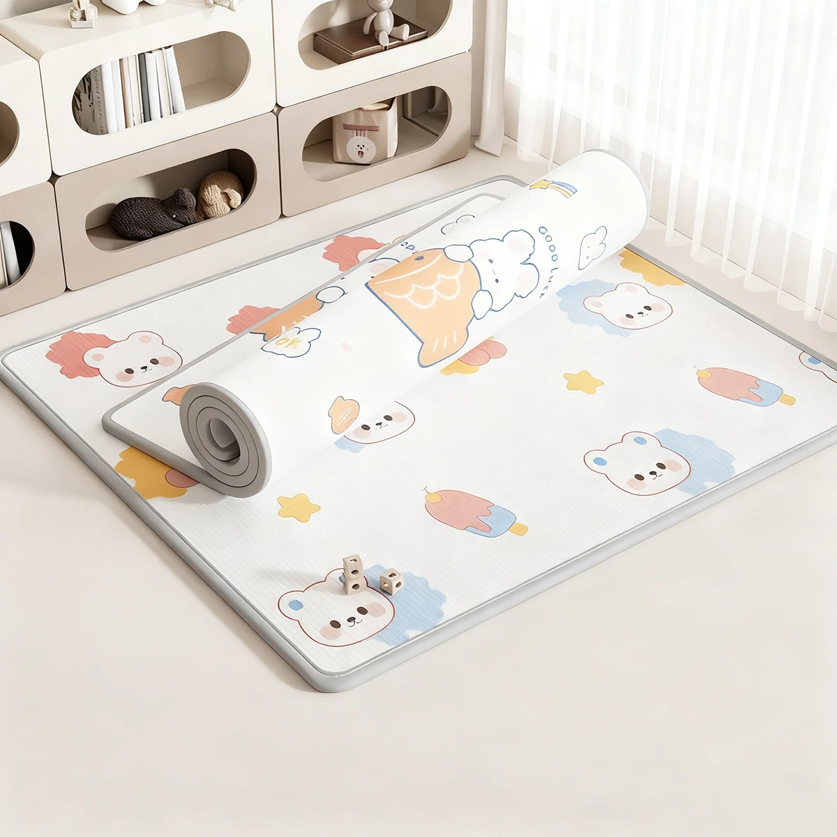 

180x150/180x120cm Thick 1CM Baby Activity Gym Baby Crawling Play Mats Folding Mat Carpet Baby Game Mat for Children's Safety Rug