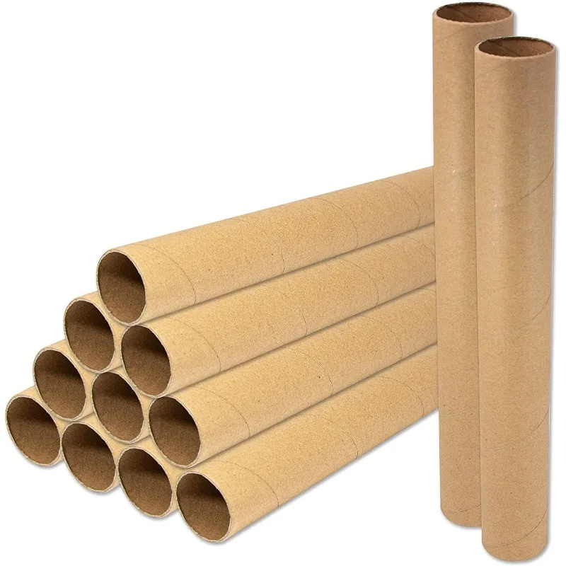 

18packs Sturdy Paper Cardboard Tube Craft Rolls,12inch(30cm) Length,1.8"(4.6cm) Outer Width,1.6"inner Width, 3mm Wall Thickness