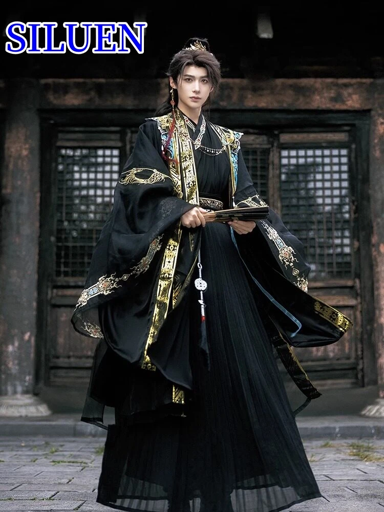 

Large Size Hanfu Dress Men's Chinese Traditional Hanfu Set Female Cosplay Costume Hanfu Halloween Carnival Stage Clothing COS