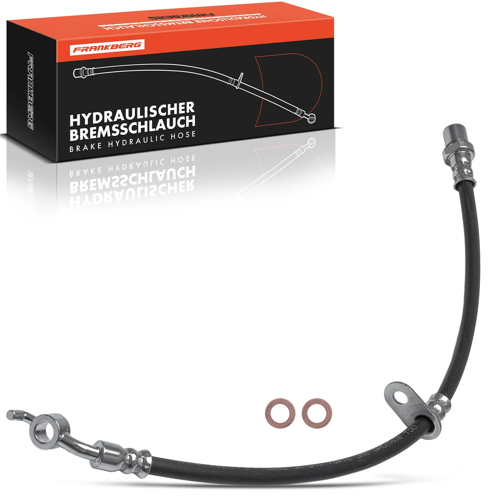 Frankberg 1x Bremsschlauch Bremsschläuche Hinterachse Rechts für Subaru Forester SJ XV GP 2.0L 26591FJ040 J3707100 815068259