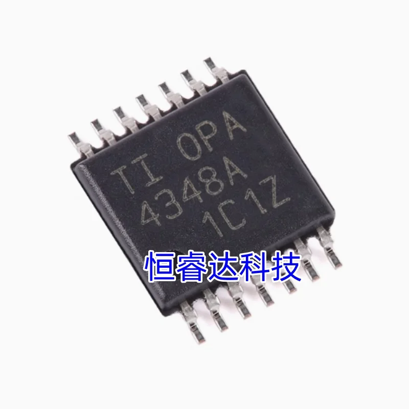 10PCS New original OPA4348AIPWR OPA4348A TSSOP-14 (Electronic Component)