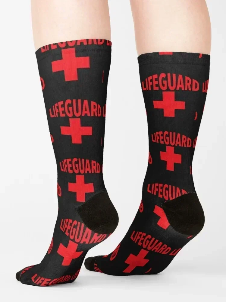 Discover Cool Lifeguard Mens Socks retro ankle Climbing hiphop Male Socks Women's