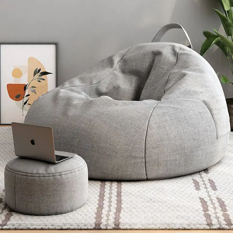 

Luxury Chair Lounge Bean Bag Sofas Bedroom Design Soft Bean Bag Sofas Indoor Recliner Floor Relleno Para Puff Hotel Furniture