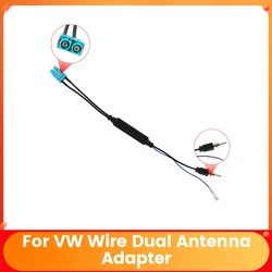 Car Stereo DVD Dual Antenna With Amplifier Adapter For VW Volkswagen Skoda Octavia Golf 5 6 Touran Passat B6 Polo Jetta MK5 MK6
