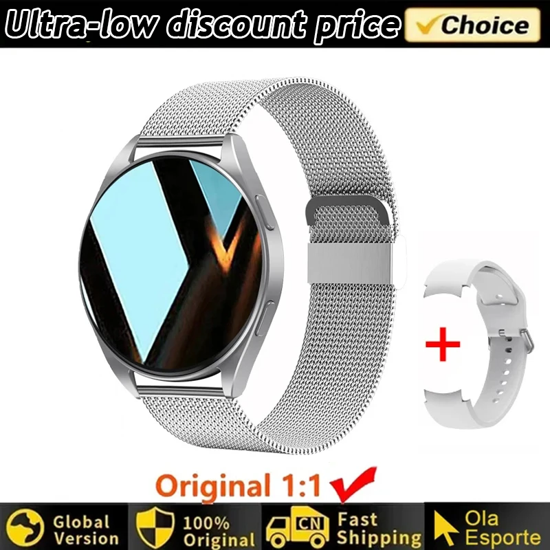 Smartwatch Dameshorloge 6 Gezondheidsbewaking Horloge Waterdicht Spraakassistent Bluetooth-oproep Smart Watch 2026 Nieuw sporthorloge