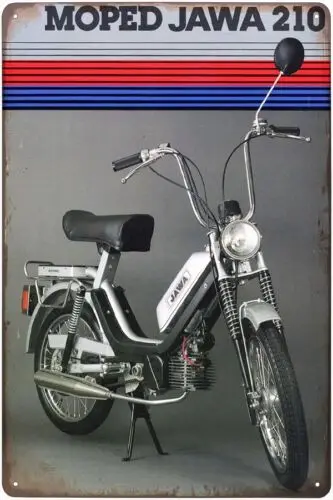 Metal sign - moped Jawa Babetta 210 (period advertisement) Aluminum