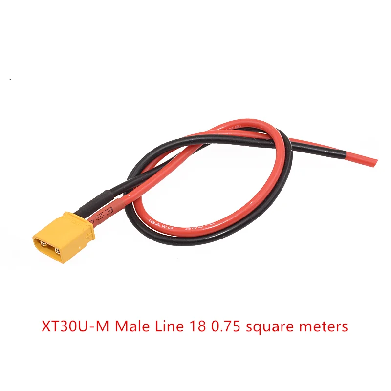 XT30U XT 30 Male / Female Socket Bullet Connector Plugs With 10/20/30CM 18AWG Silicone Wire Pigtail For RC Lipo Battery Toys DIY - Image 3