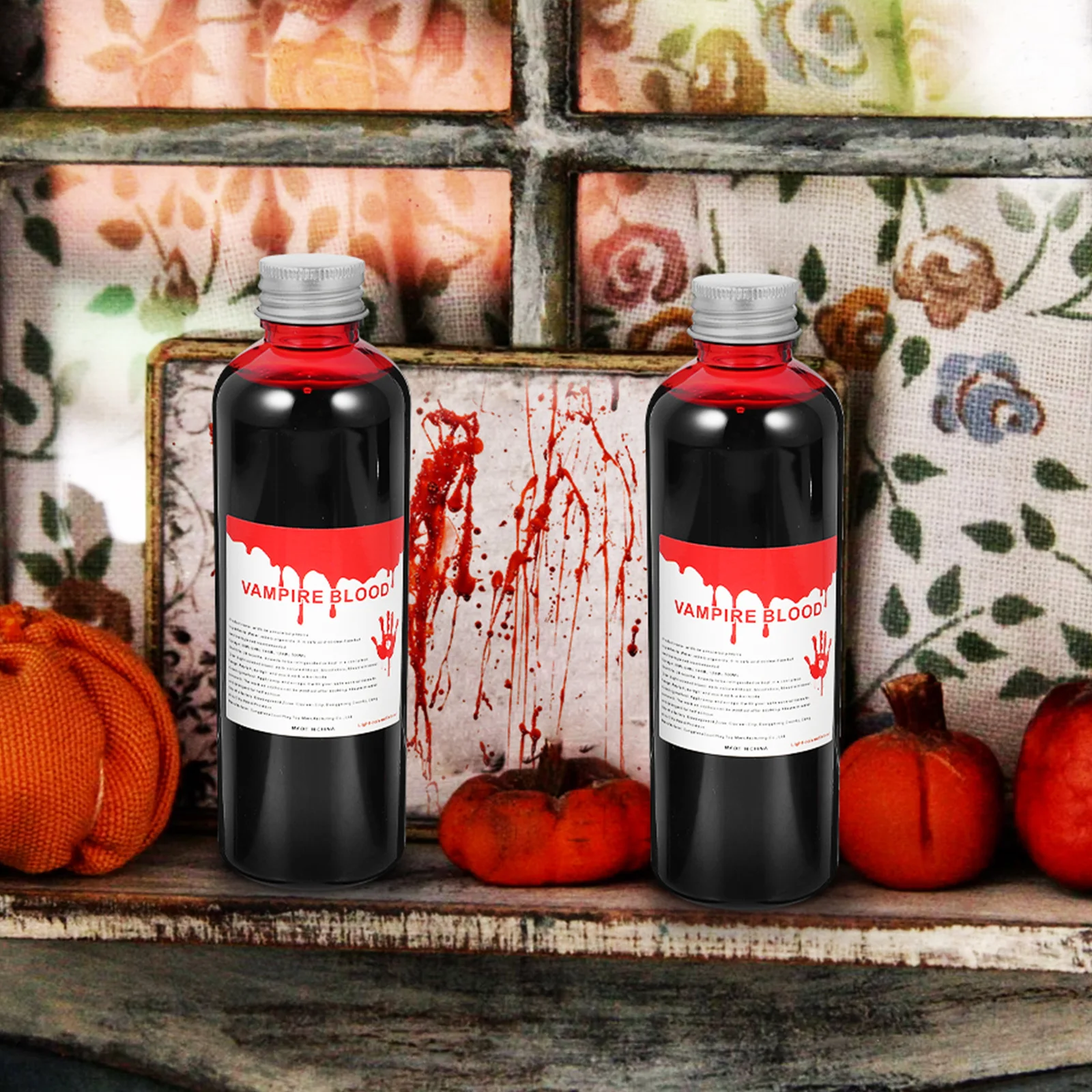 ハロウィンパーティー用品 2本入り 模造血 小道具 リアルな傷 火傷 傷跡 傷口 メイクアップ ハロウィン プラズマ小道具