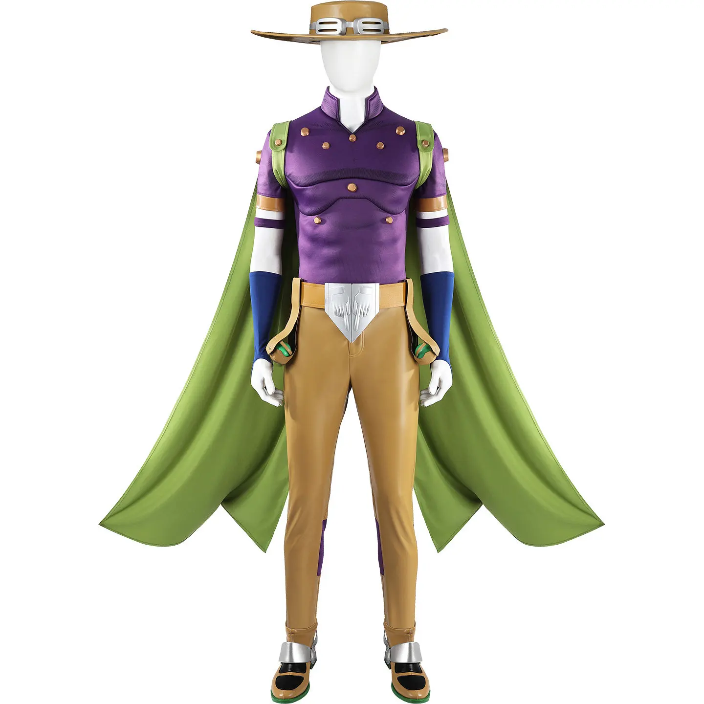 Costume de cosplay complet JoJo Bizarre Adventure Gyro Zeppeli