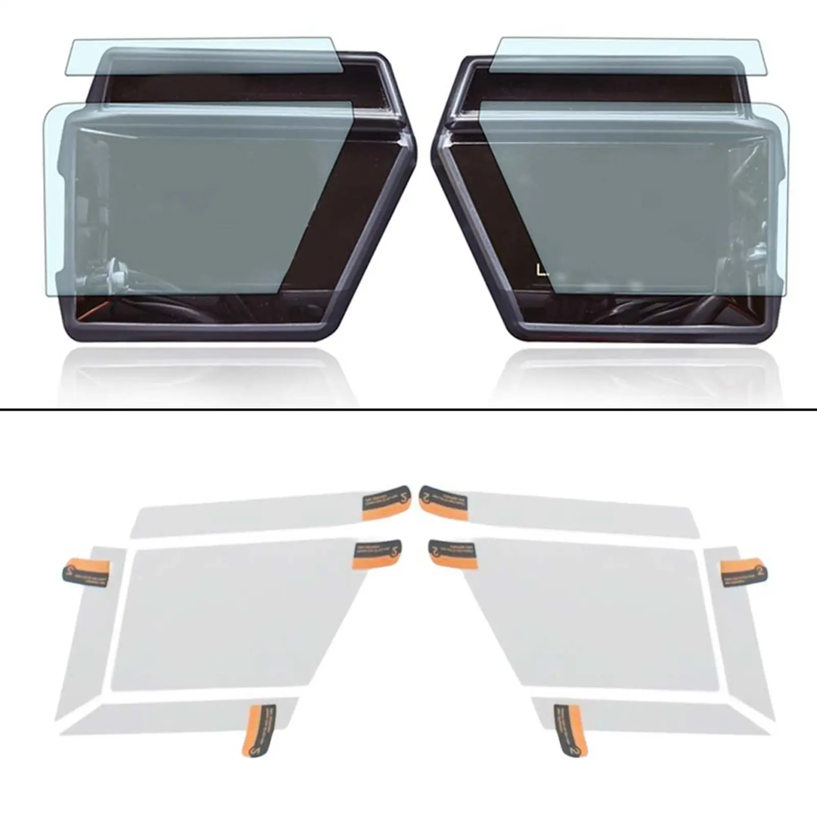 2 Pieces Motorcycle Instrument Film, 9 2021-2022, Replacement Accessories Install