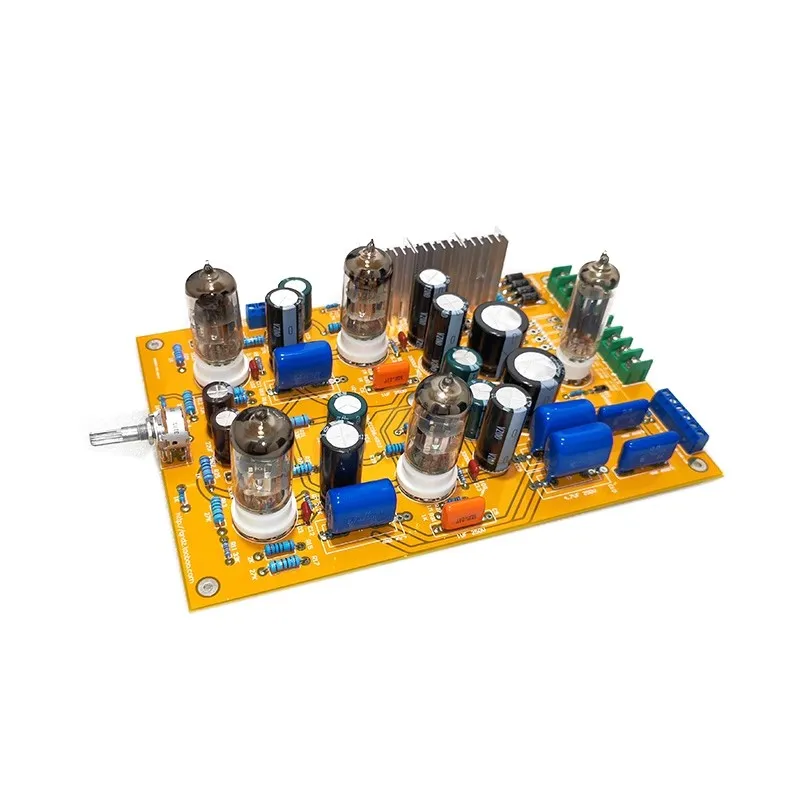 Helianmao SRPP circuito 6N11, preamplificador de tubo de vacío 6Z4P, rectificador, placa amplificadora de Audio Hifi