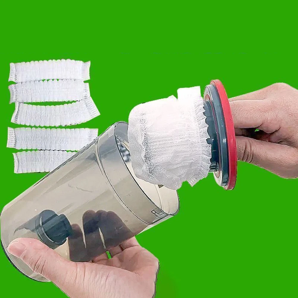 100pcs Non-woven Fabric Vacuum Cleaner Filter Mesh Home Improvement Cleaning Tools Replacement Protective Cover Spare Parts