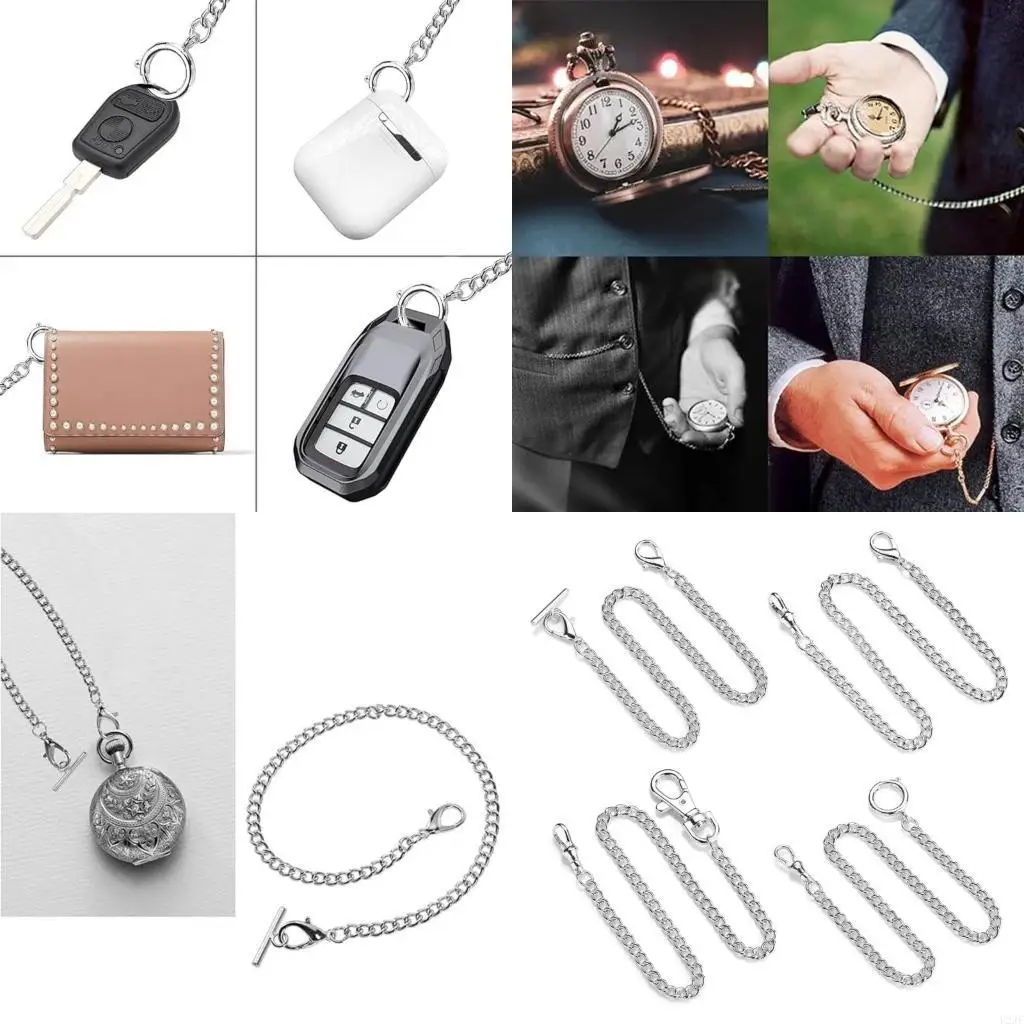 Metalllegierung Taschenuhr Kette Gold Silber Farbe Ketten für Männer Frauen Quarz Taschenuhren Vintage Uhren Schmuck Geschenk