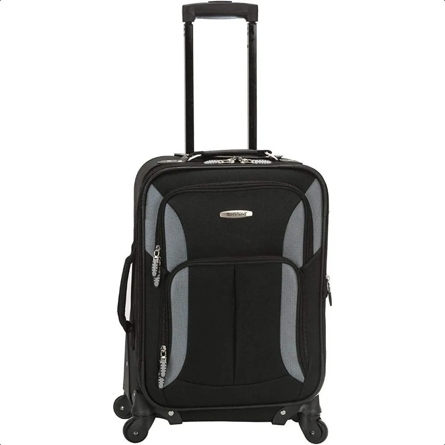 

Pasadena Softside Spinner Black Gray 20Inch