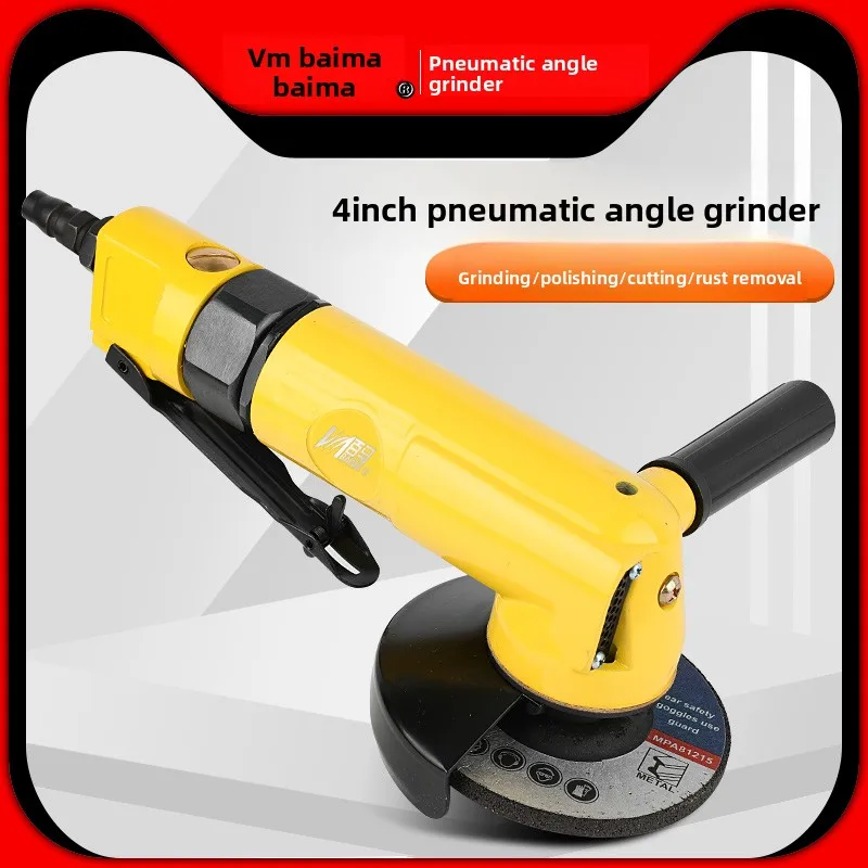 

Baima 4inch Bm-4Ma Industrial-Grade Pneumatic Angle Grinder Sander Grinding Machine Polishing Machine 100mm
