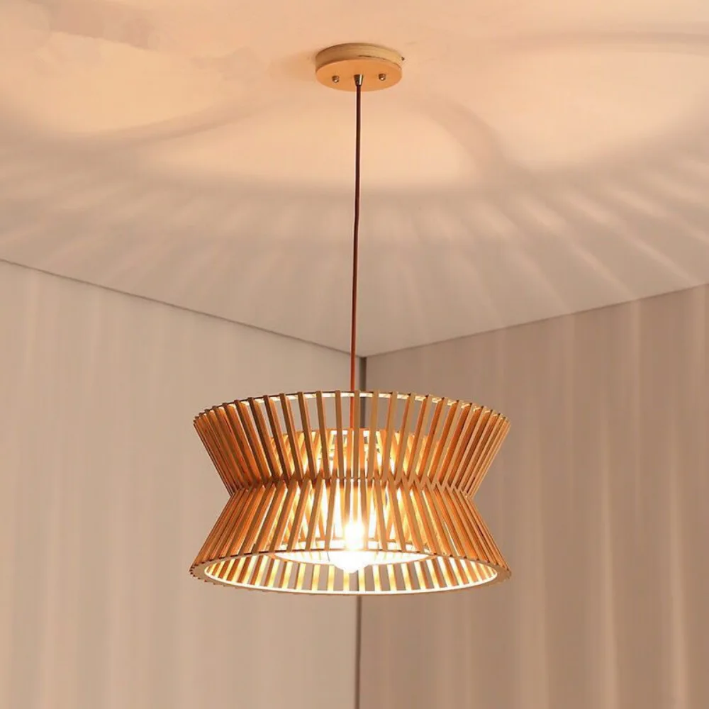 Nuovo lampadario creativo in legno massello per soggiorno sala da pranzo ufficio decorazione di illuminazione per interni in stile nord europeo