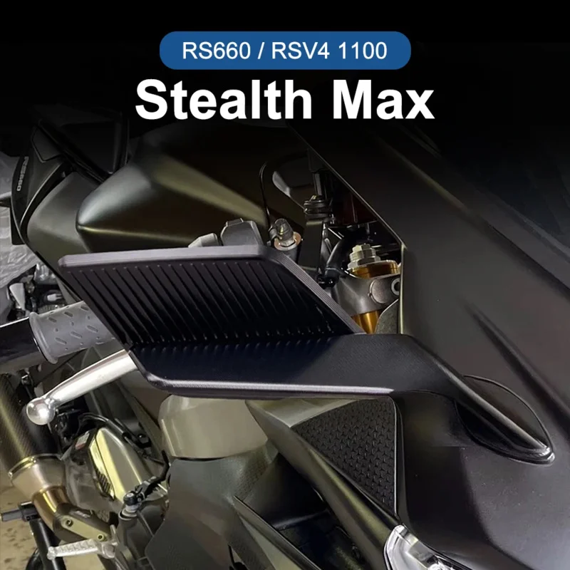 

RS660 Rearview Mirror Aprilia RSV4 1100 2021 RS660 2020-2024 Stealth Sport Winglet Mirror Kits Adjustable Stealth Mirrors