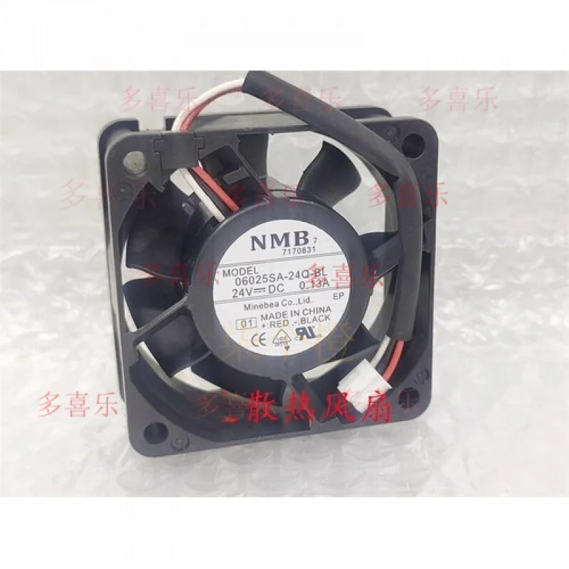 WW   for NMB 06025SA-24Q-BL 6025 DC24V 0.13A 6CM 3-Pin Drive Fan