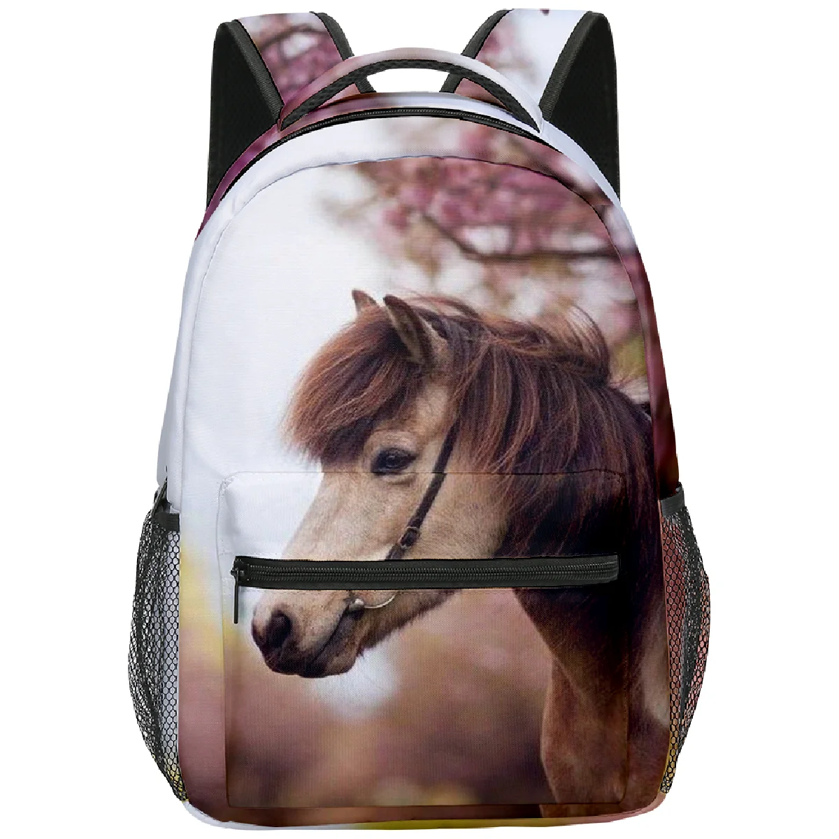 Cartoon Novelty Cool horse unicorn student Bookbag Notebook Backpacks 3D Print Oxford Waterproof Boys/Girls Travel Backpacks