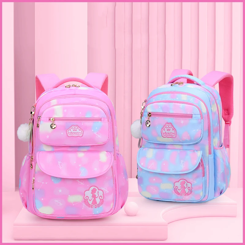 Mochila escolar para niños y niñas, morral escolar de colores, bonito, novedad