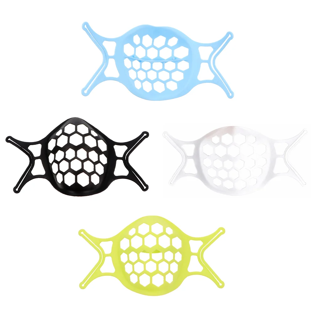 4pcs Mask Support Pad Inner Support Frame Mask Rack Mask Inner Holder Nose Mouth Mask Bracket
