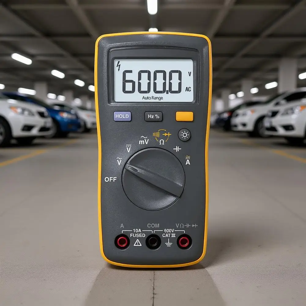 Handheld Digital Multimeter 107 Gray