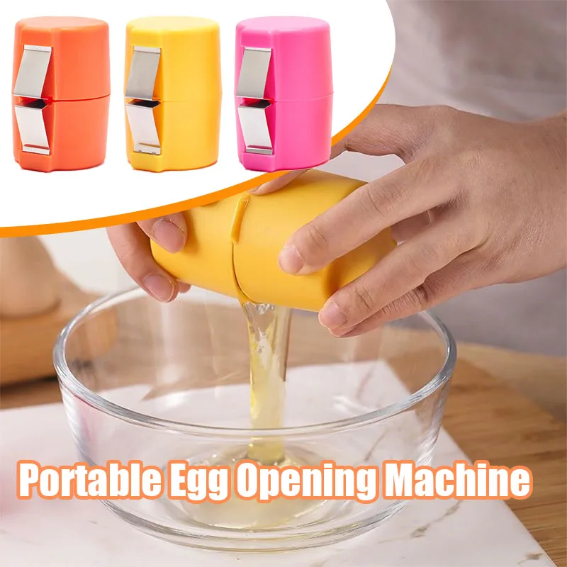 

Portable Egg Opening Machine Household Shell Peeling Machine Automatic Kitchen Egg Sheller Kitchen Accessories Quick Egg Beater